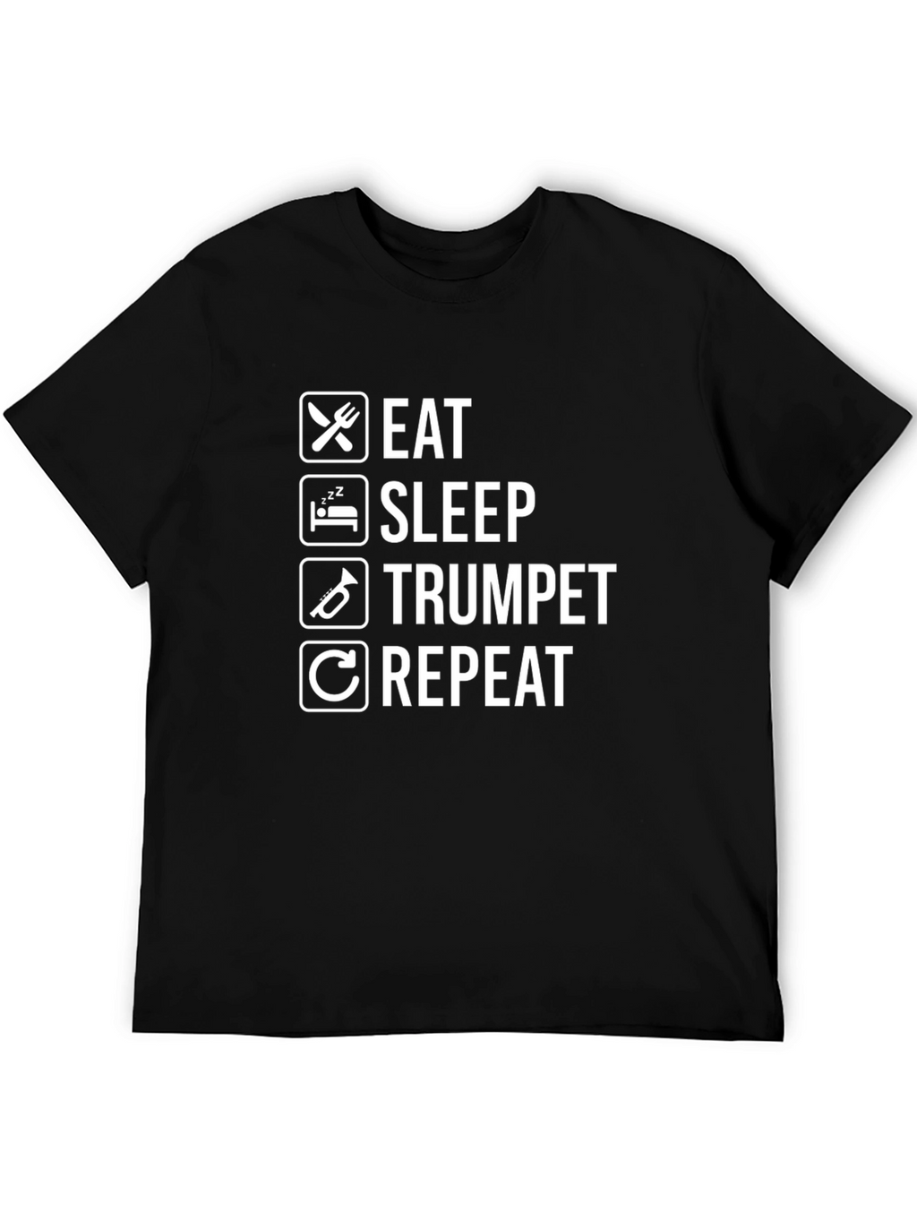 Eat Sleep Trumpet Repeat T-Shirt