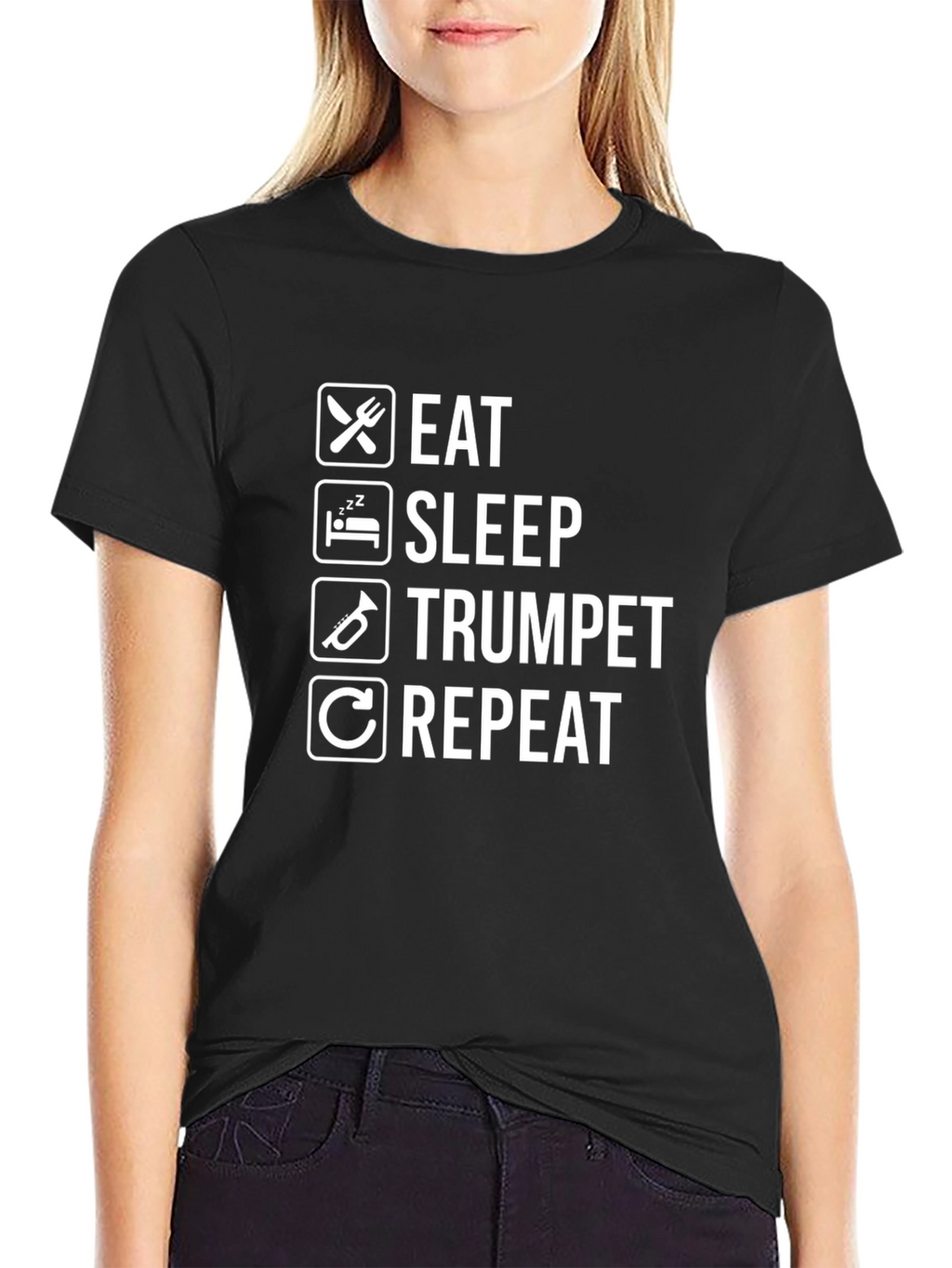 Eat Sleep Trumpet Repeat T-Shirt