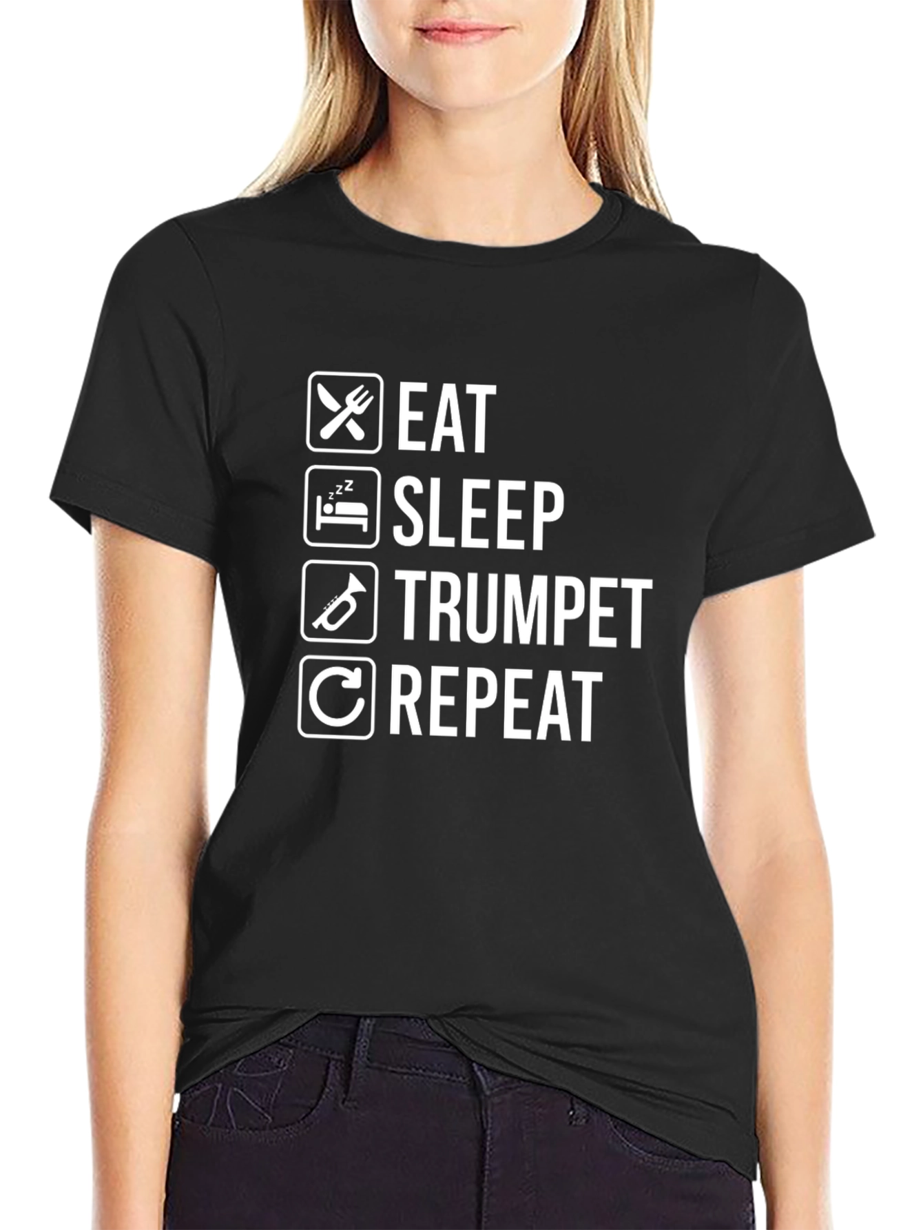 Eat Sleep Trumpet Repeat T-Shirt