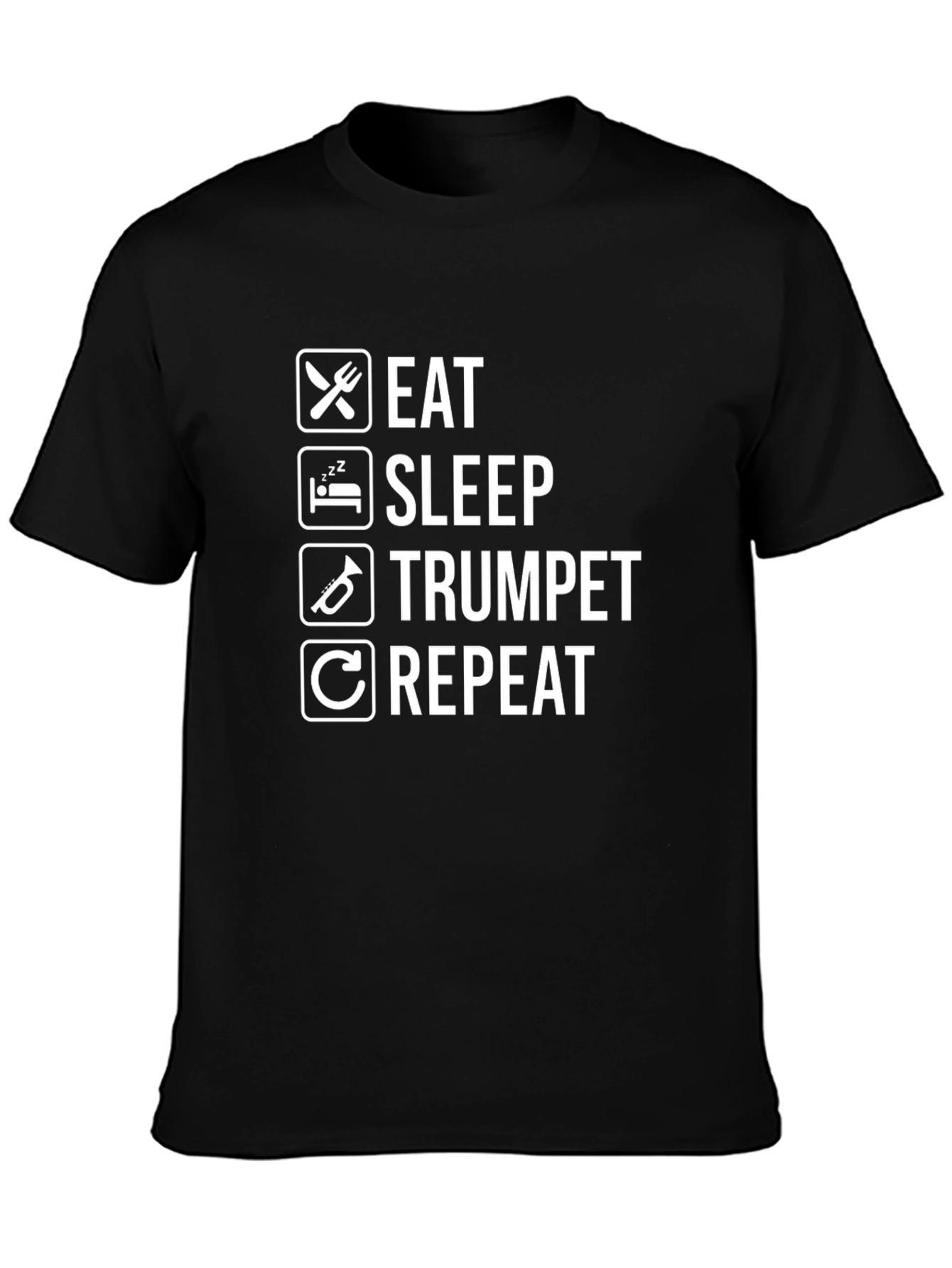 Eat Sleep Trumpet Repeat T-Shirt