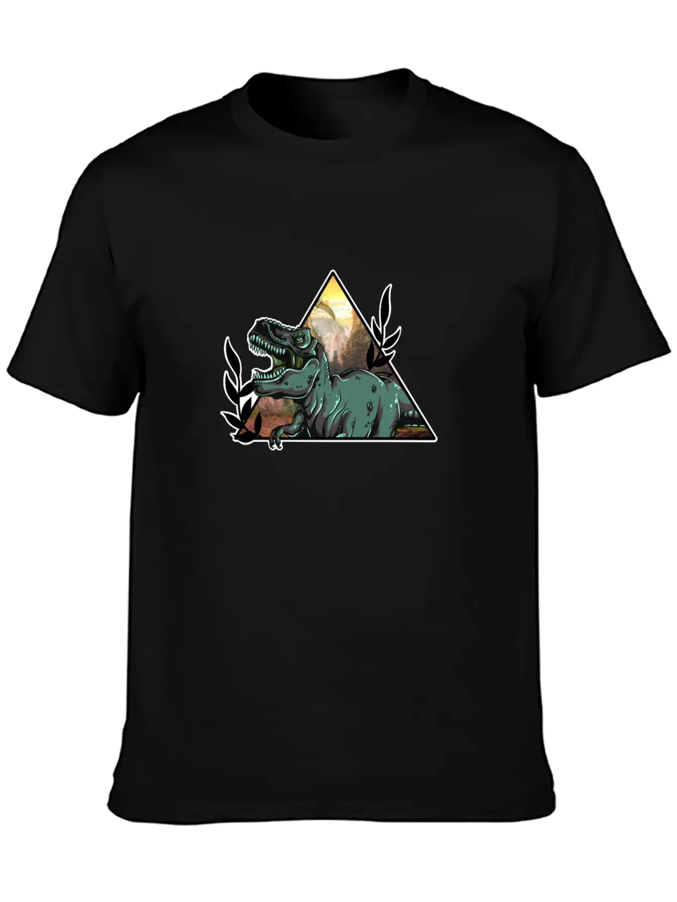 T-rex Dinosaur Essential Cotton Tee For Daily Outfits – Unisex Style