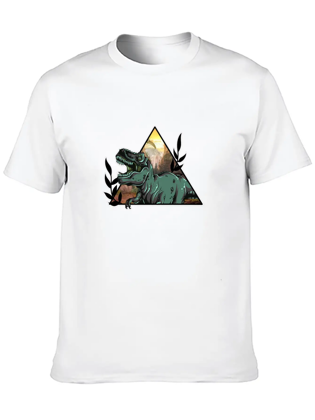 T-rex Dinosaur Essential Cotton Tee For Daily Outfits – Unisex Style