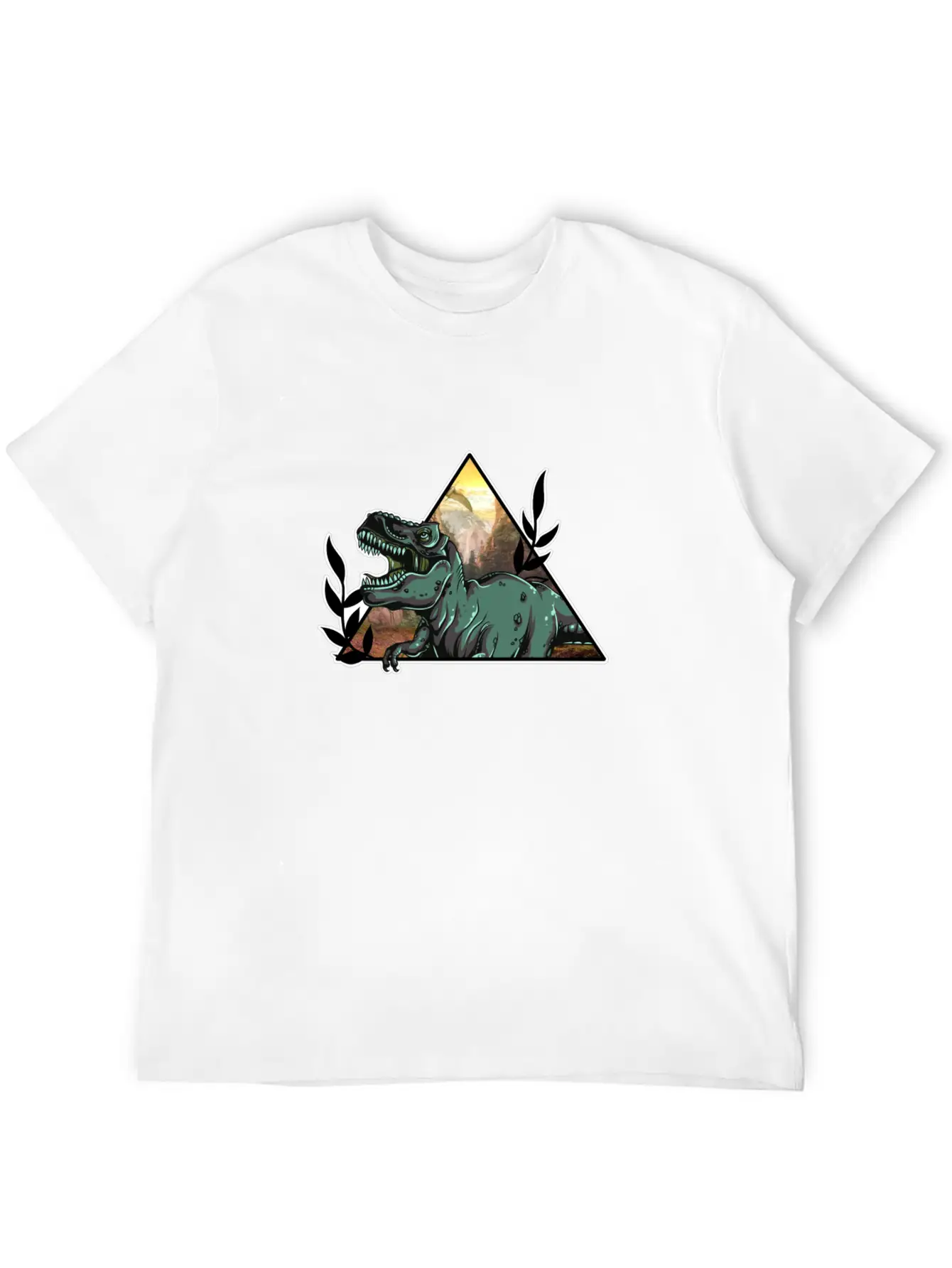 T-rex Dinosaur Essential Cotton Tee For Daily Outfits – Unisex Style