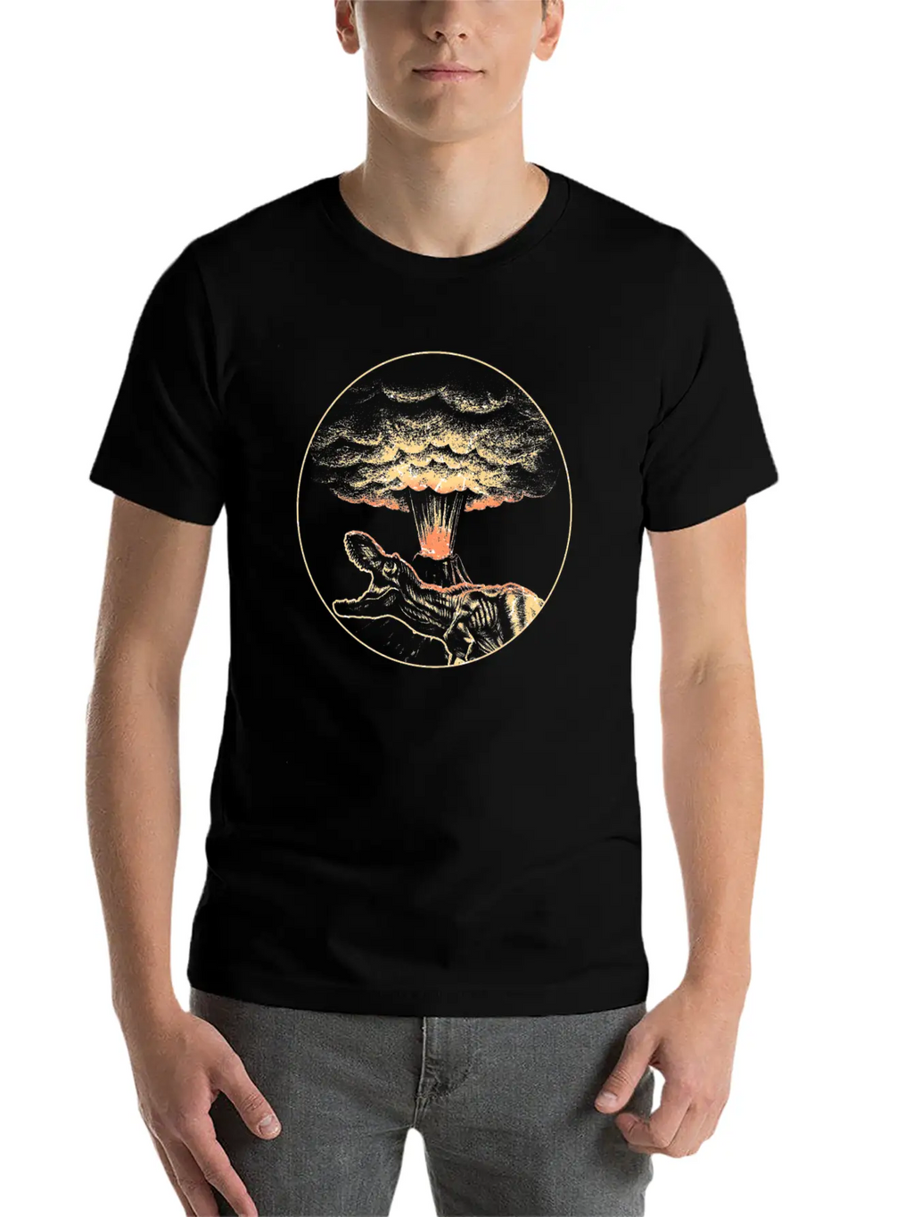 T-Rex Tyrannosaurus Dinosaur Unisex Casual T-Shirt – Clean Design For Daily Comfort
