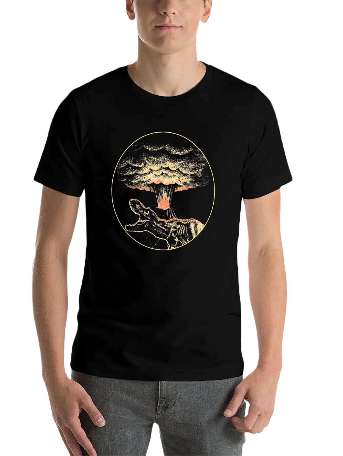 T-Rex Tyrannosaurus Dinosaur Unisex Casual T-Shirt – Clean Design For Daily Comfort