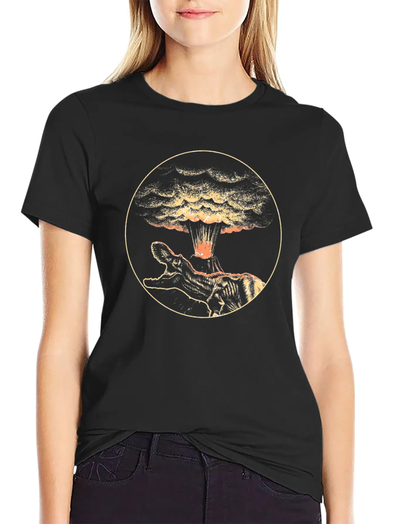 T-Rex Tyrannosaurus Dinosaur Unisex Casual T-Shirt – Clean Design For Daily Comfort