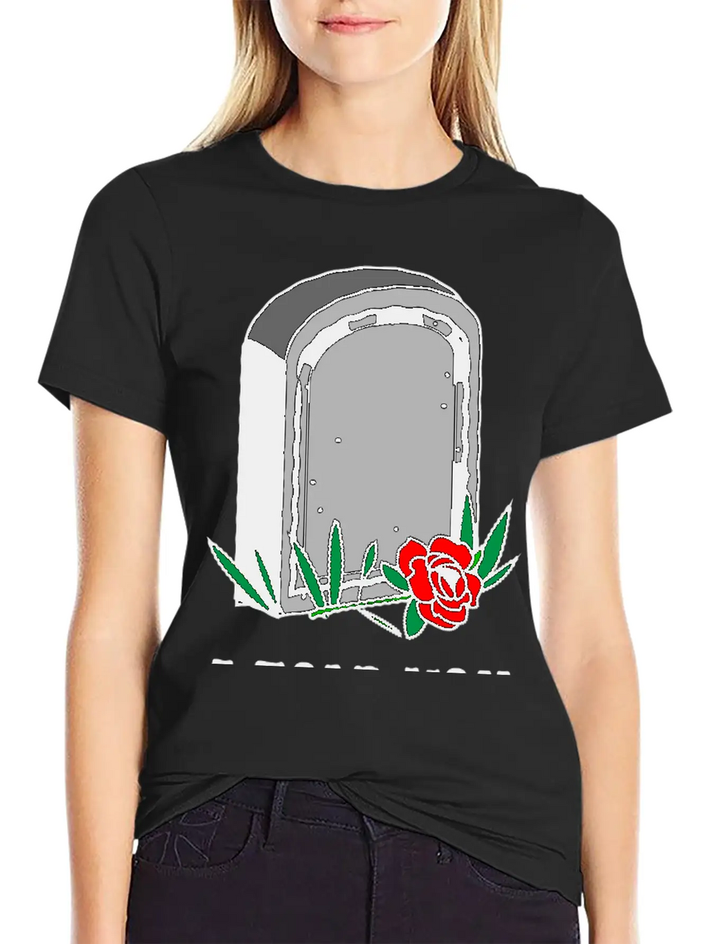 T-shirt Design Featuring A Gravestone Graphic. Unisex Short Sleeve Soft Cotton T-Shirt – Casual Everyday Wear