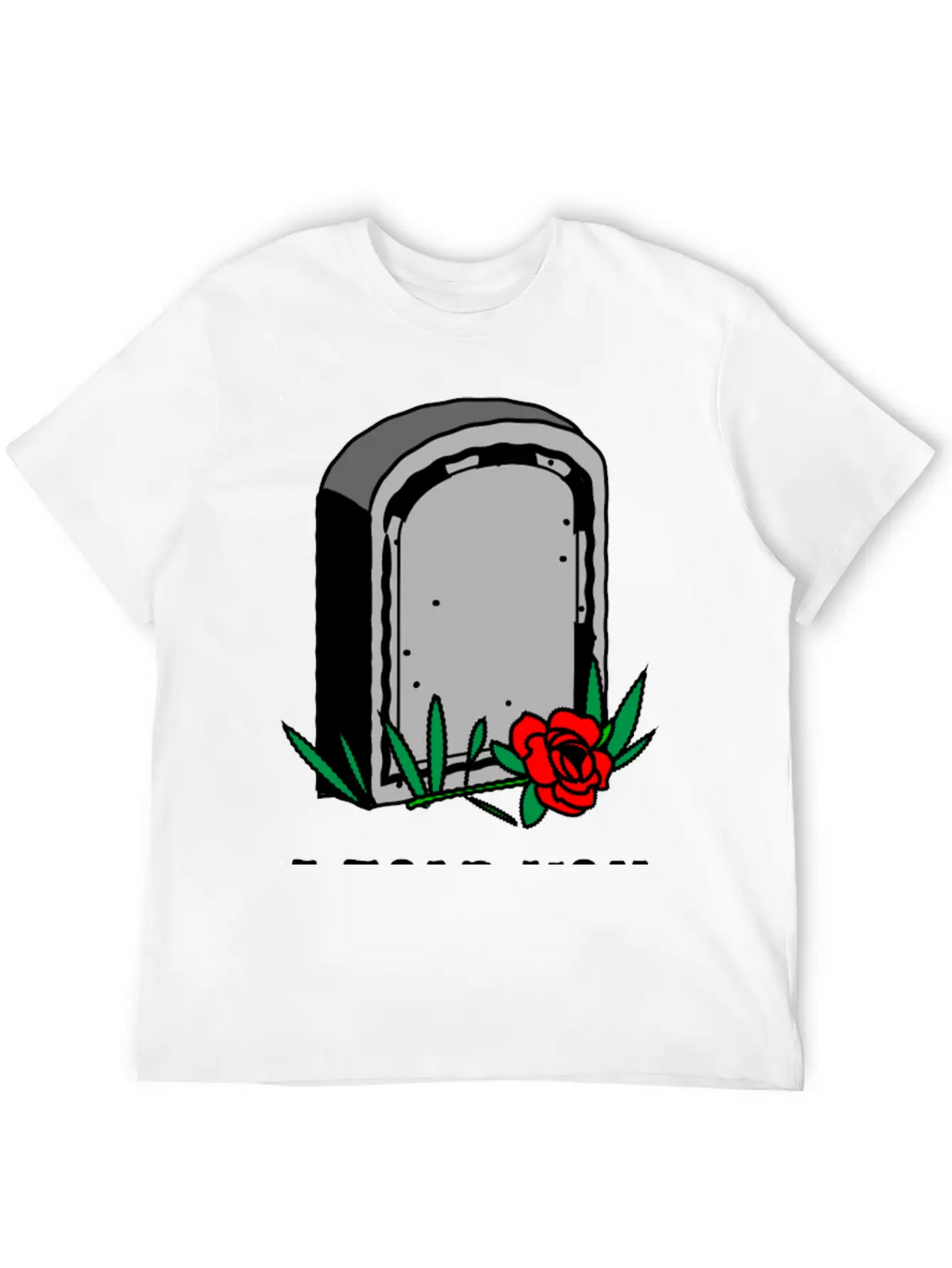 T-shirt Design Featuring A Gravestone Graphic. Unisex Short Sleeve Soft Cotton T-Shirt – Casual Everyday Wear