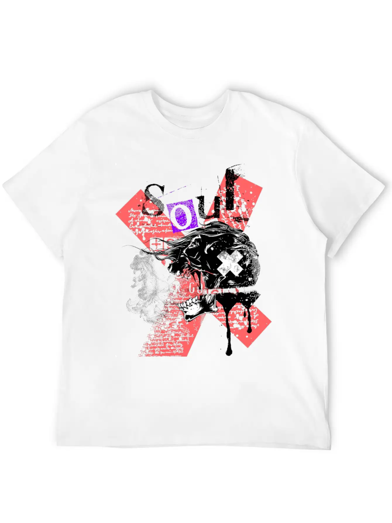 T-Shirt Skull Soul Classic Fit Graphic Tee For Daily Comfort – Unisex Cotton Shirt