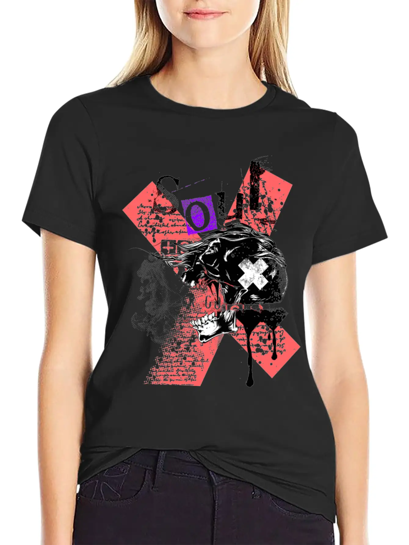 T-Shirt Skull Soul Stylish Everyday T-Shirt – Unisex Basic Cotton Tee