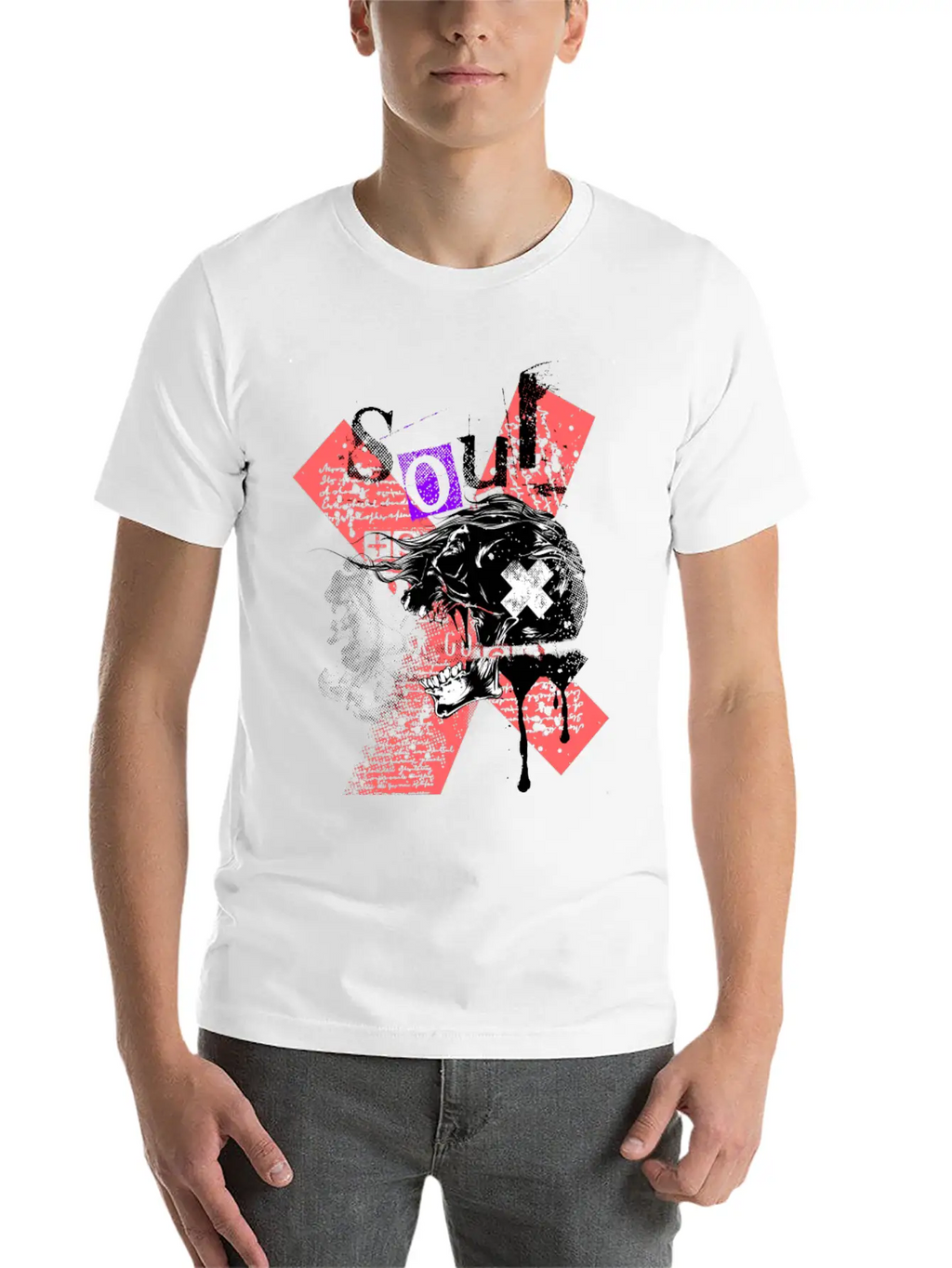 T-Shirt Skull Soul Stylish Everyday T-Shirt – Unisex Basic Cotton Tee