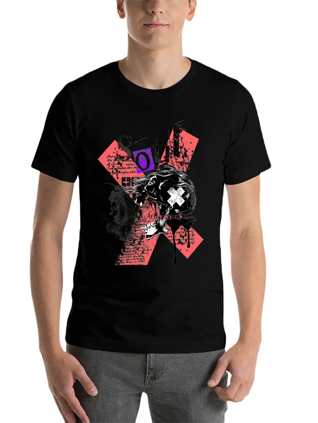 T-Shirt Skull Soul Stylish Everyday T-Shirt – Unisex Basic Cotton Tee