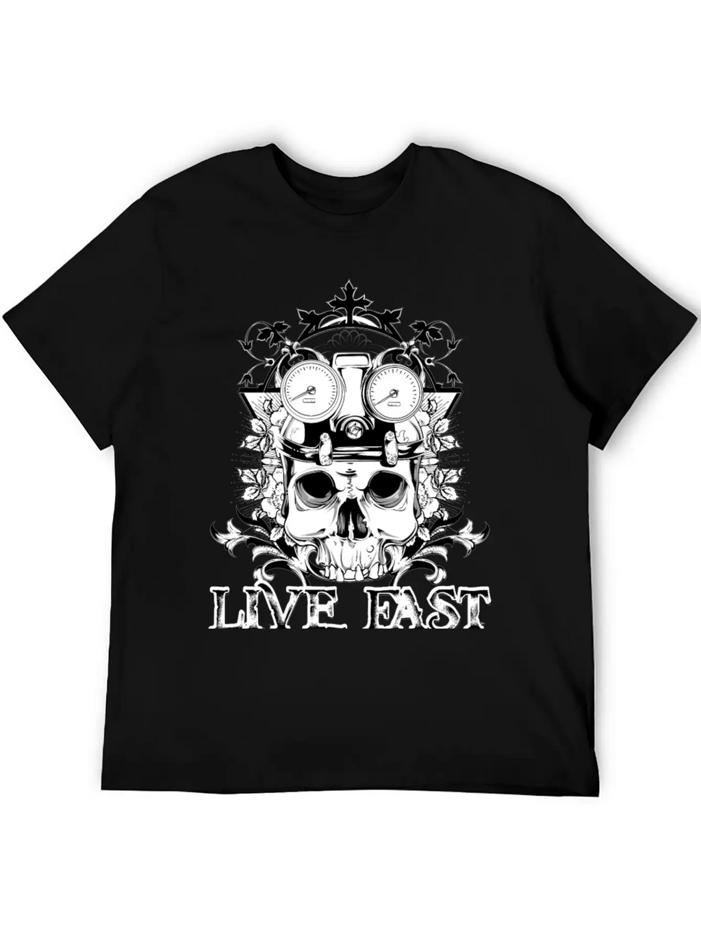 T Shirt Streetwear Tatoo Skull Vector Image Time Essential Cotton Tee For Daily Outfits – Unisex Style
