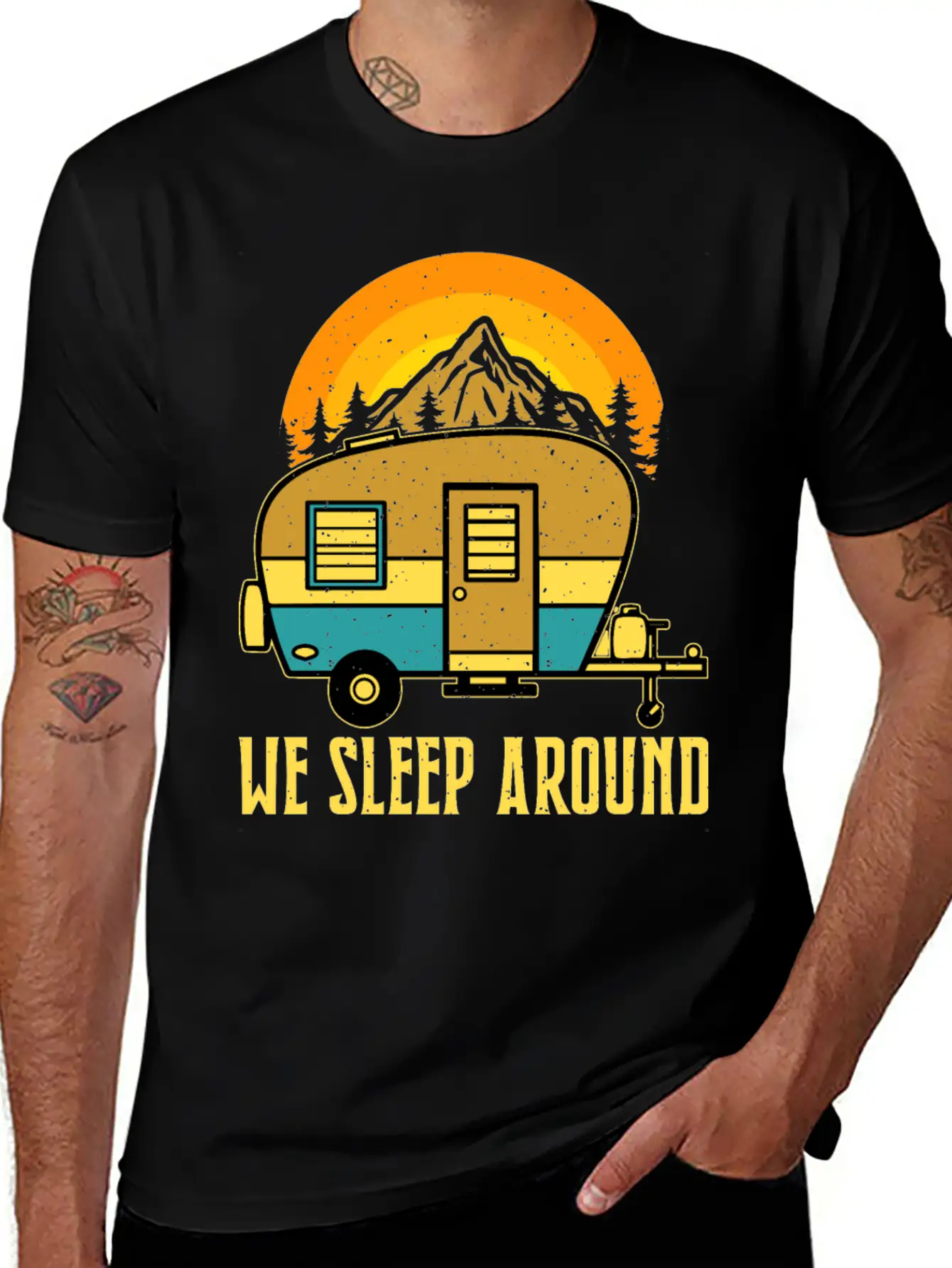 T-shirt We Sleep Around Unisex Short Sleeve Soft Cotton T-Shirt – Casual Everyday Wear