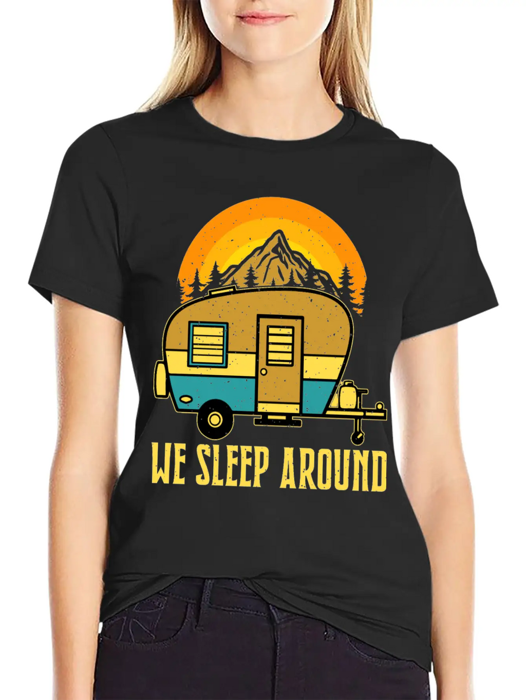T-shirt We Sleep Around Unisex Short Sleeve Soft Cotton T-Shirt – Casual Everyday Wear