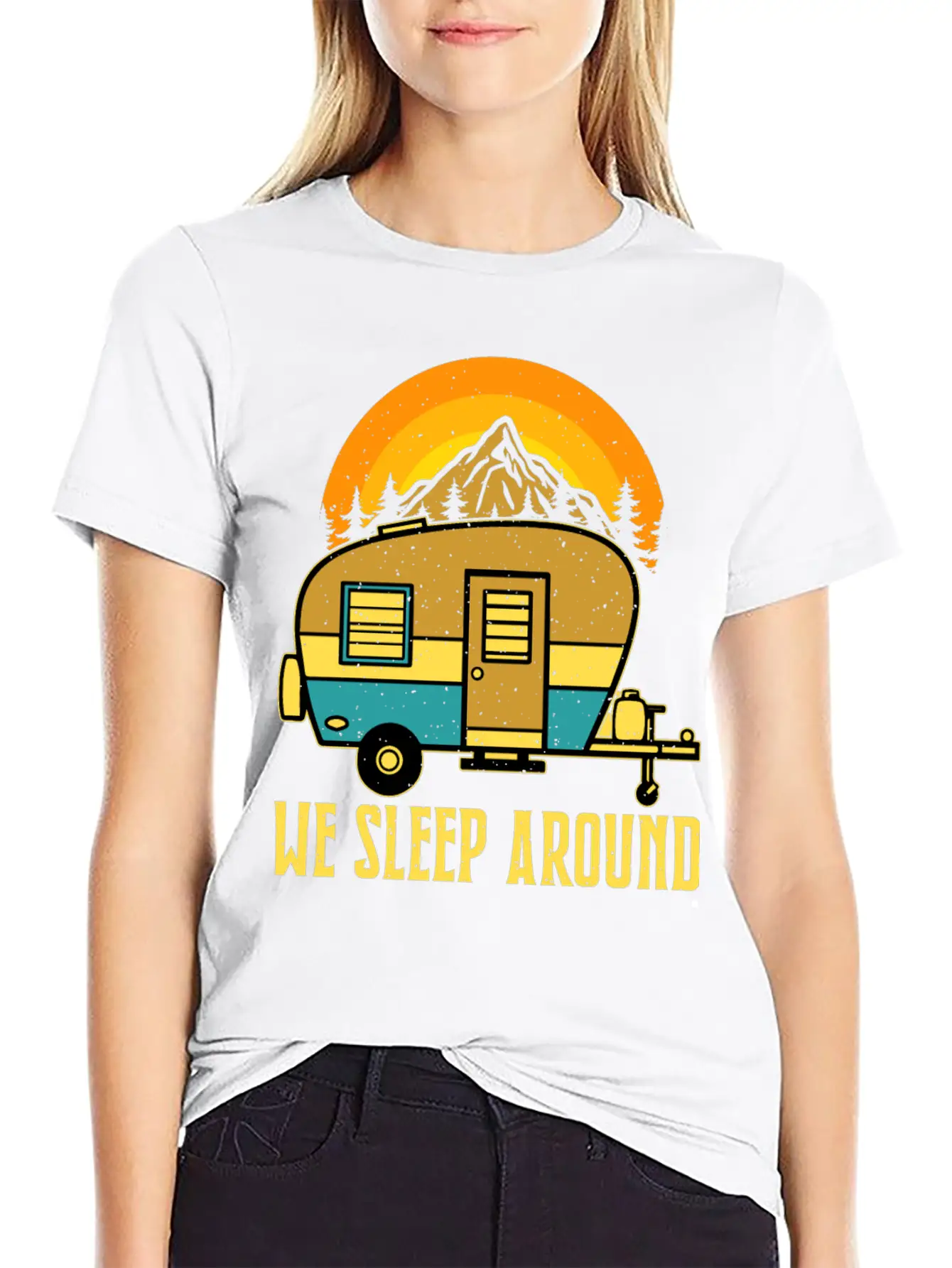 T-shirt We Sleep Around Unisex Short Sleeve Soft Cotton T-Shirt – Casual Everyday Wear