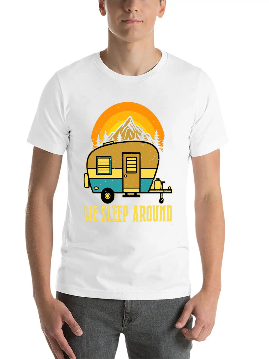T-shirt We Sleep Around Unisex Short Sleeve Soft Cotton T-Shirt – Casual Everyday Wear