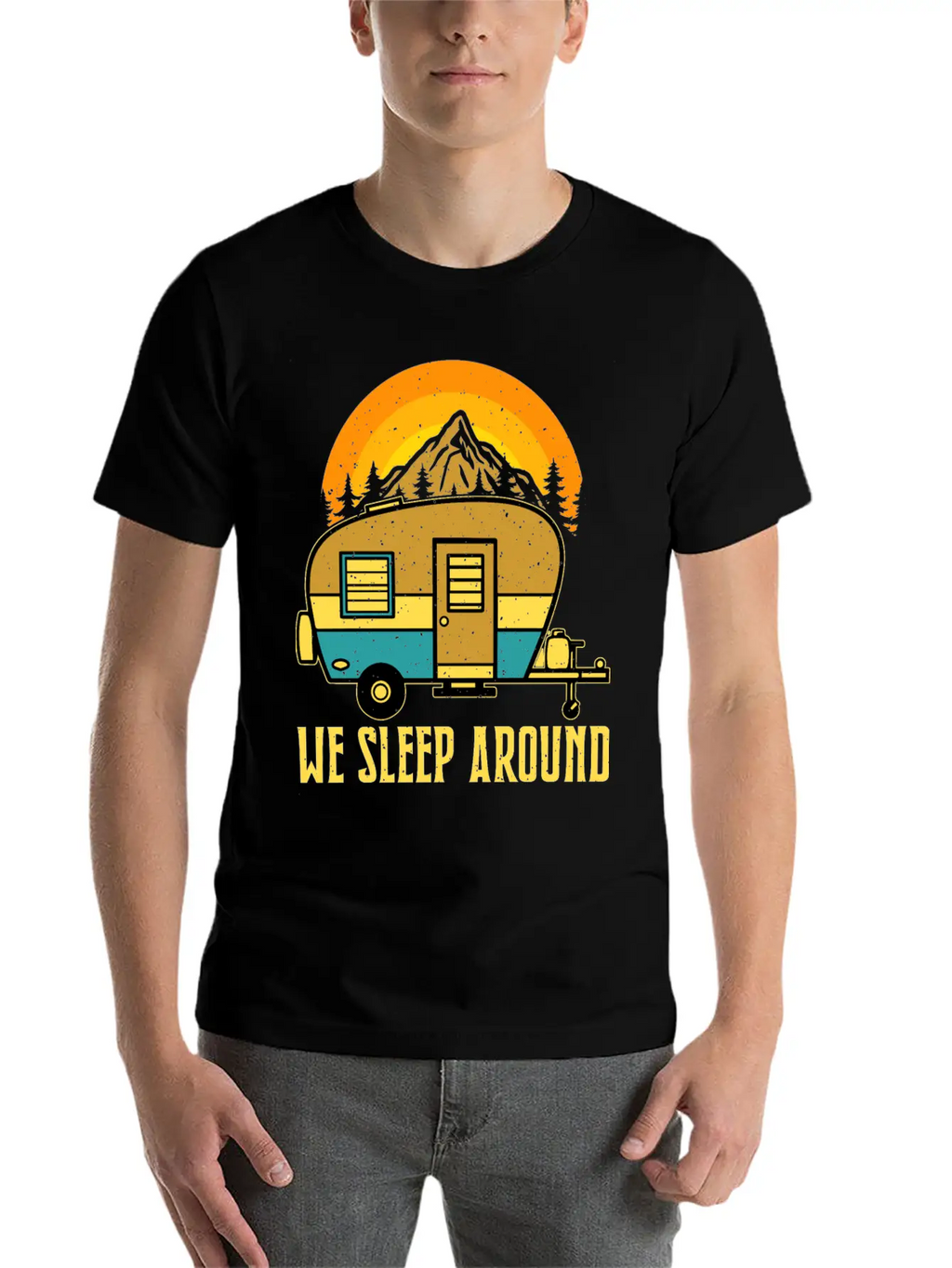 T-shirt We Sleep Around Unisex Short Sleeve Soft Cotton T-Shirt – Casual Everyday Wear