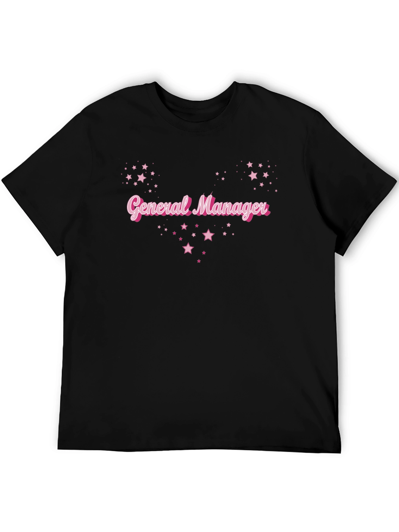General Manager Star Graphic Tee - Black