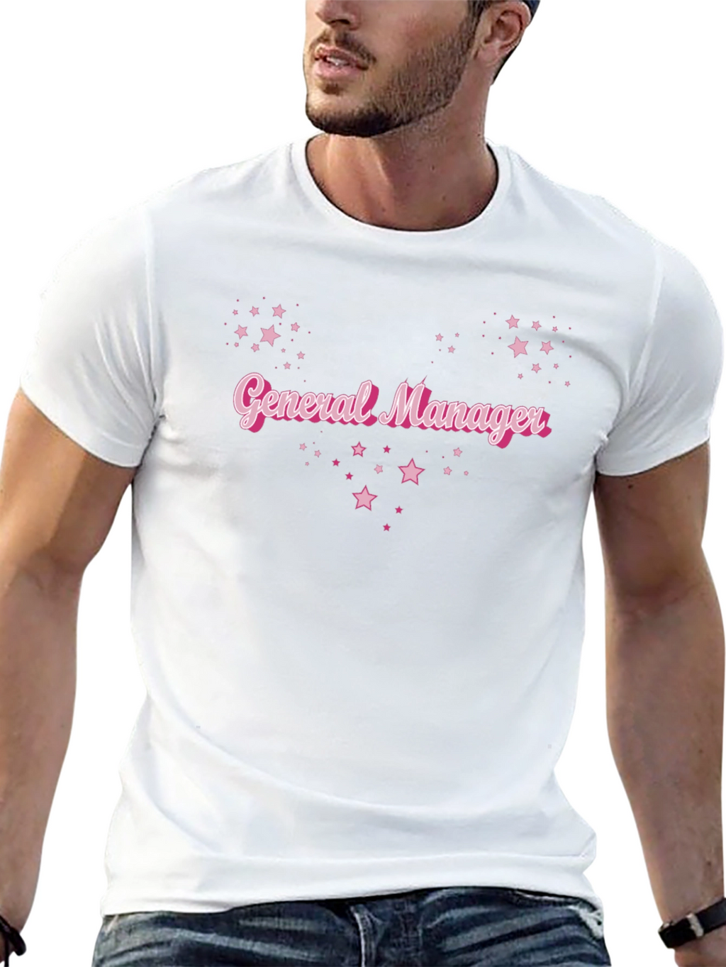 General Manager Star Graphic Tee - Black