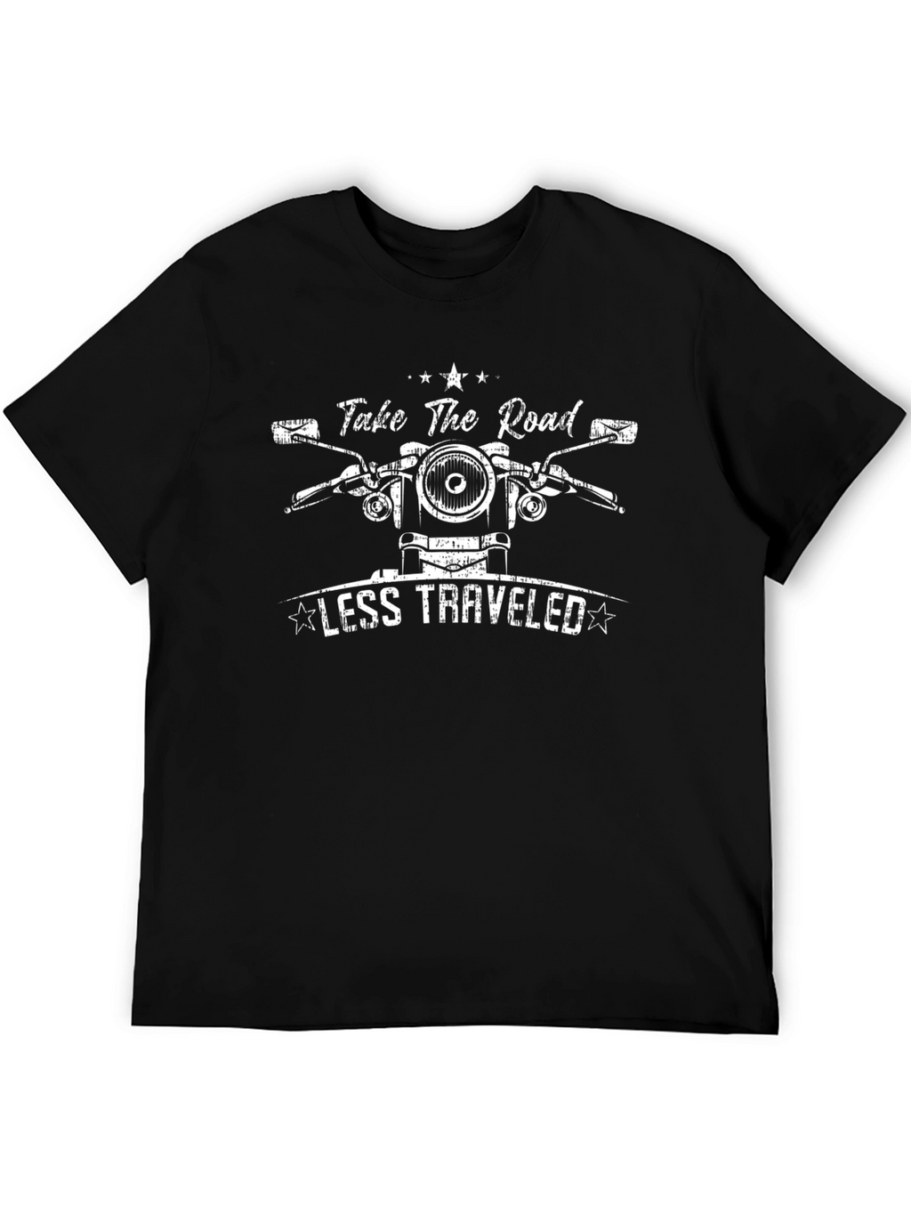 Take the Road Less Traveled Black T-Shirt