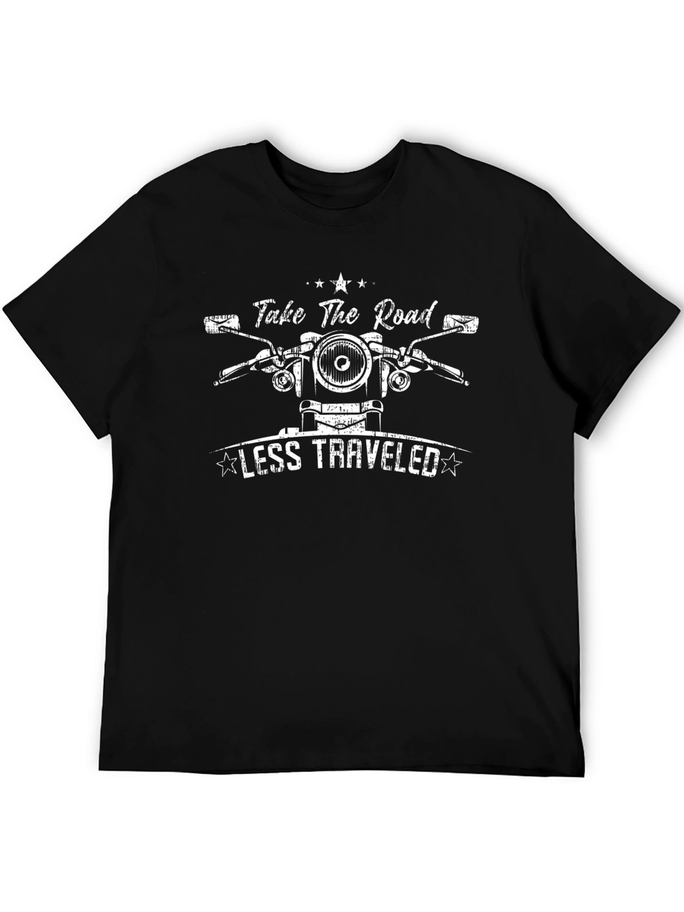 Take the Road Less Traveled Black T-Shirt