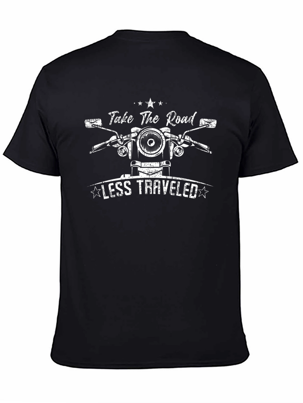 Take the Road Less Traveled Black T-Shirt