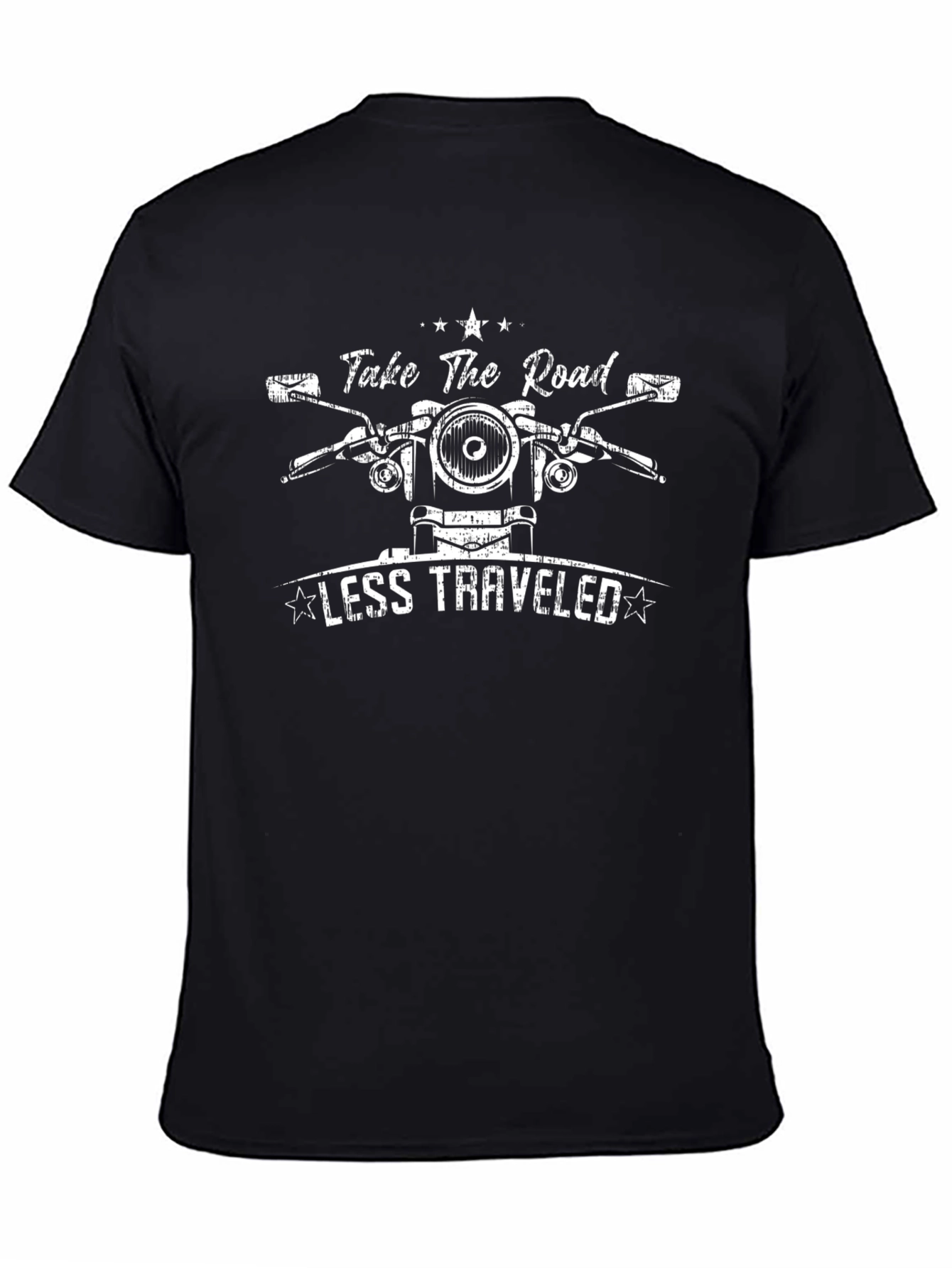 Take the Road Less Traveled Black T-Shirt