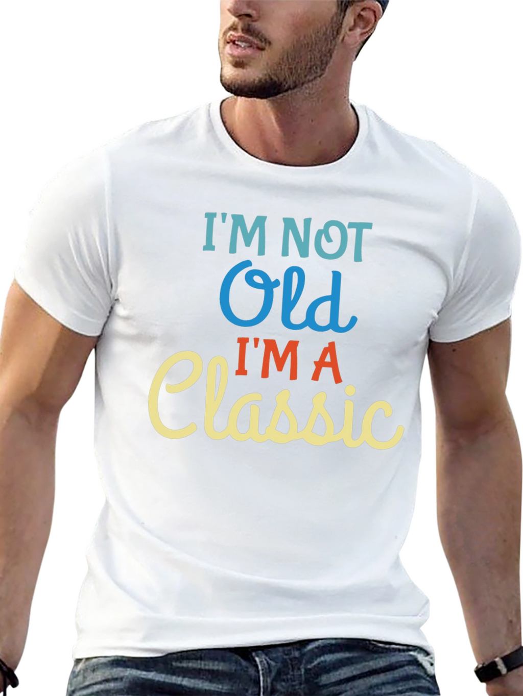 Im Not Old Im A Classic Black T-Shirt