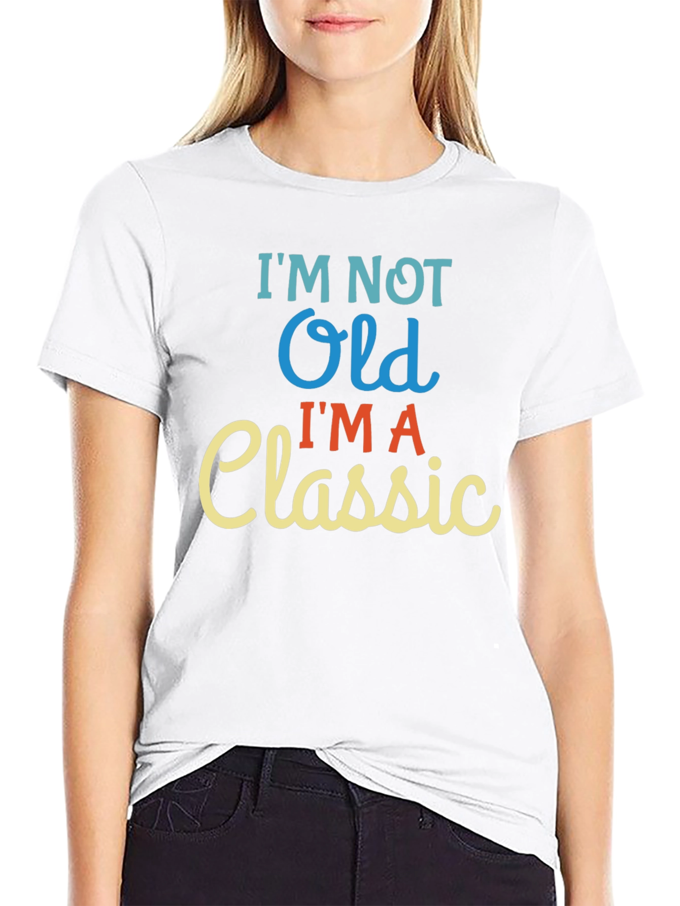 Im Not Old Im A Classic Black T-Shirt