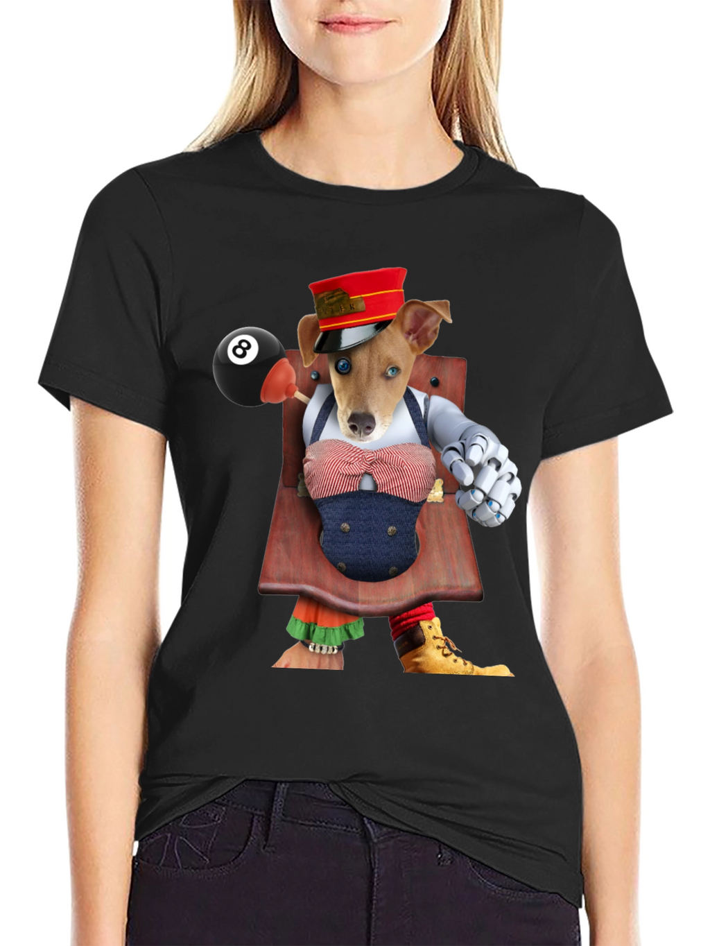 Dog Puppet Graphic T-Shirt