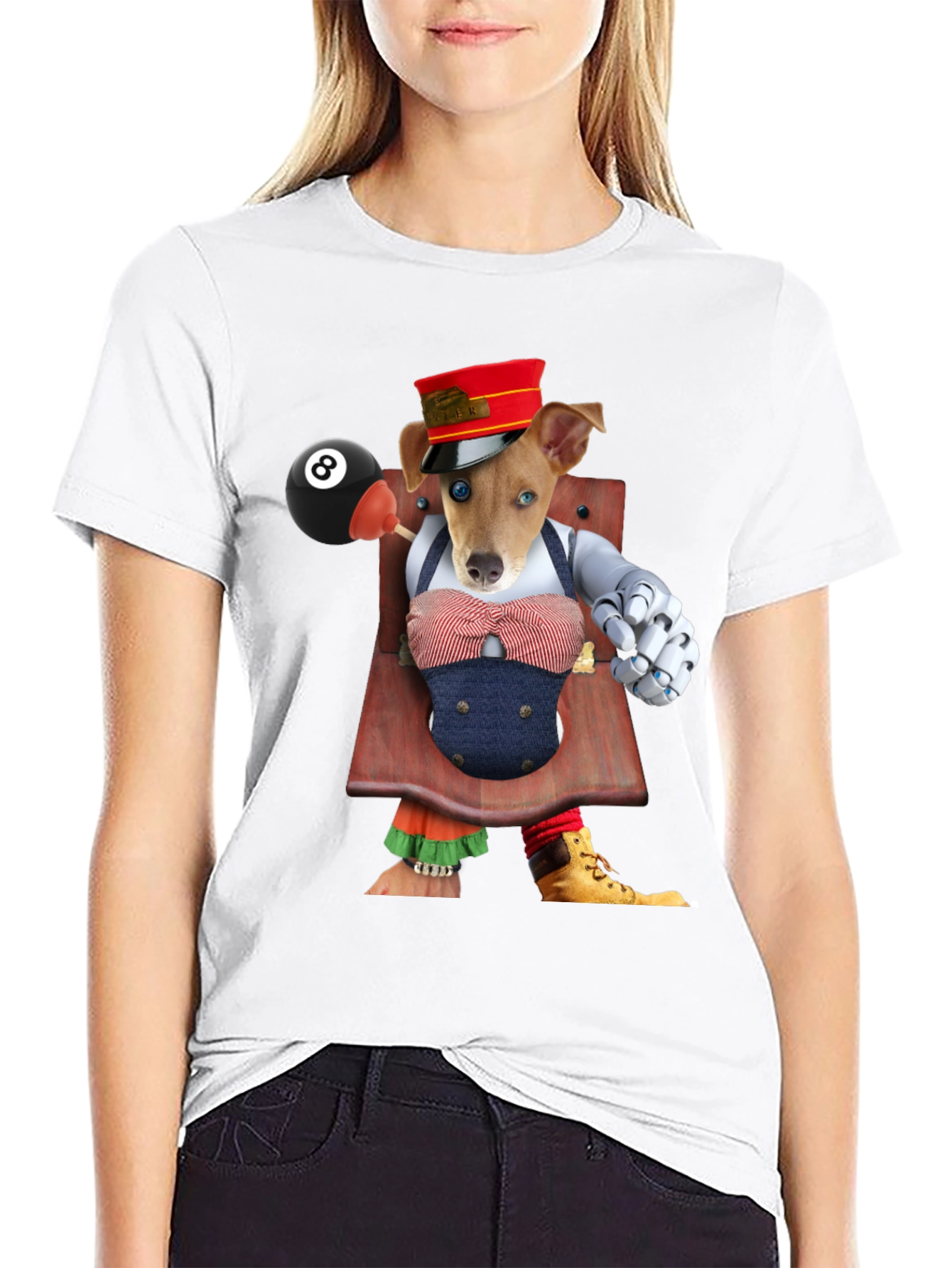 Dog Puppet Graphic T-Shirt