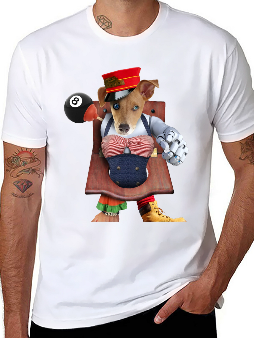 Dog Puppet Graphic T-Shirt