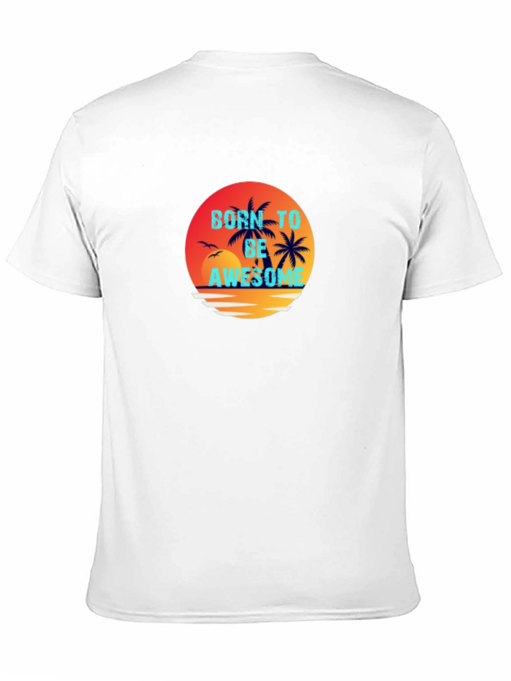 Born To Be Awesome Graphic Tee - Black