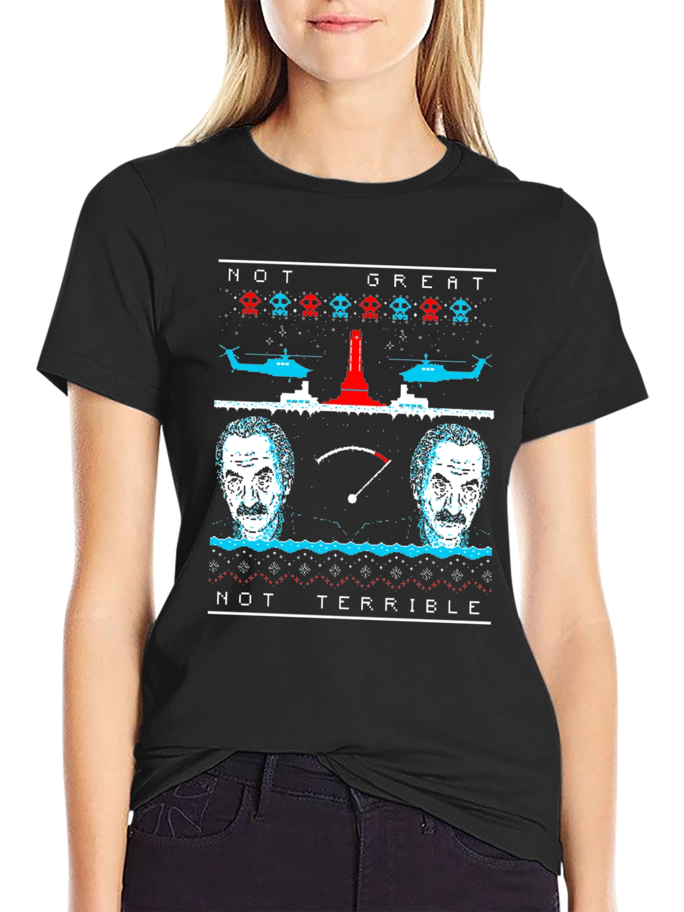 Not Great Not Terrible Ugly Christmas T-Shirt