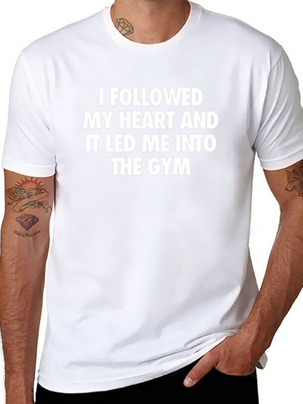 Gym Motivation T-Shirt - Follow Your Heart