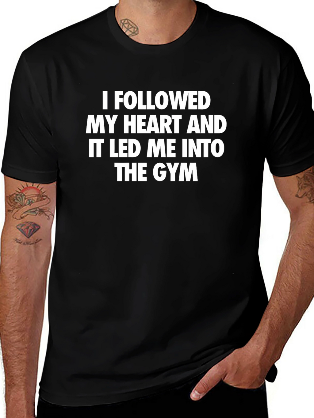 Gym Motivation T-Shirt - Follow Your Heart