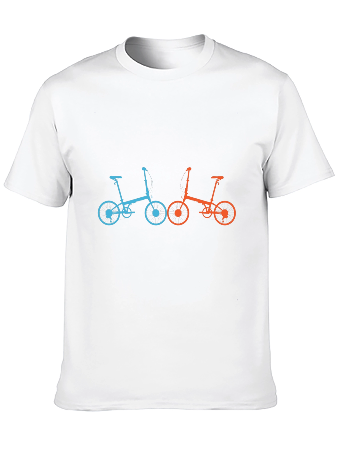 Stylish Bike Graphic Tee - Black Cotton Blend Shirt