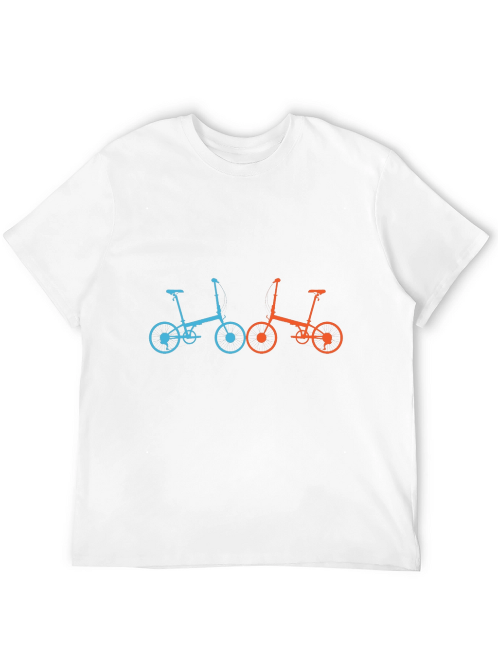 Stylish Bike Graphic Tee - Black Cotton Blend Shirt