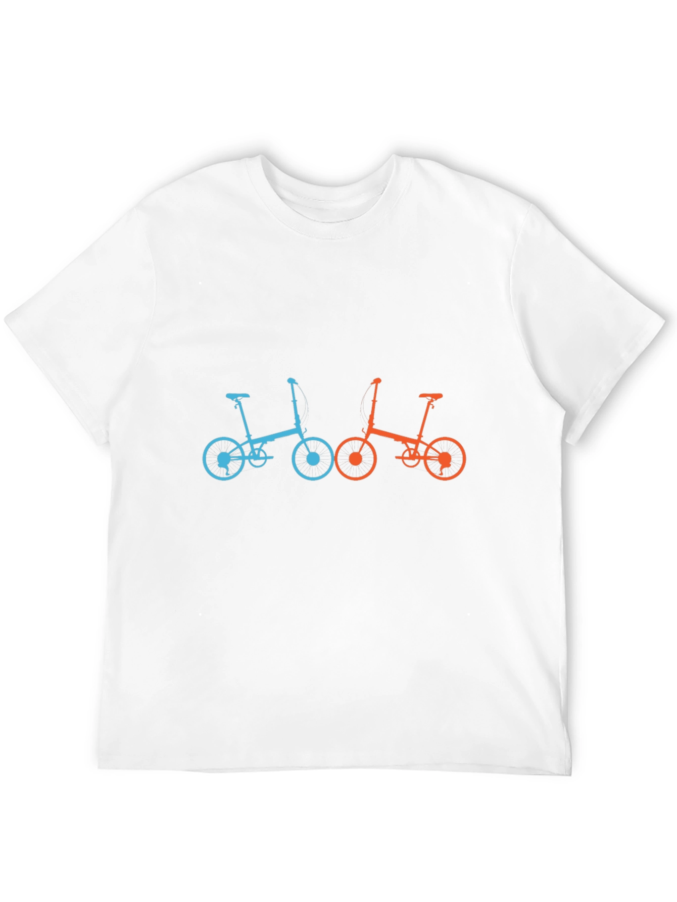 Stylish Bike Graphic Tee - Black Cotton Blend Shirt