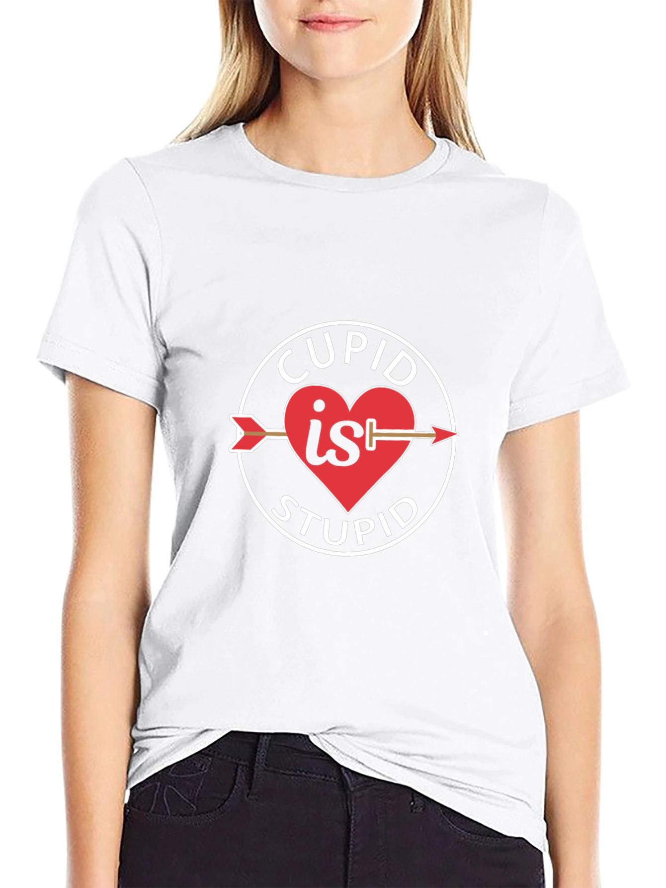Cupid is Stupid T-Shirt - Anti Valentines Day