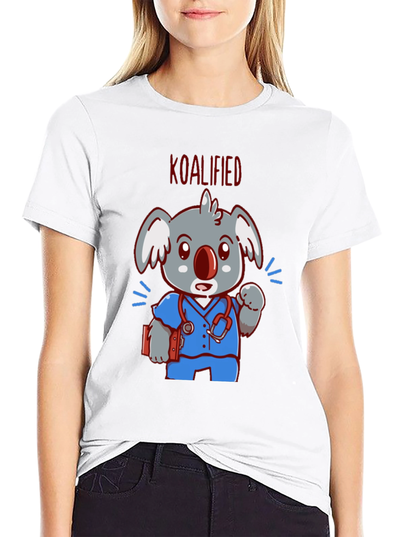 Koalified Nurse T-Shirt - Cute Animal Graphic Tee