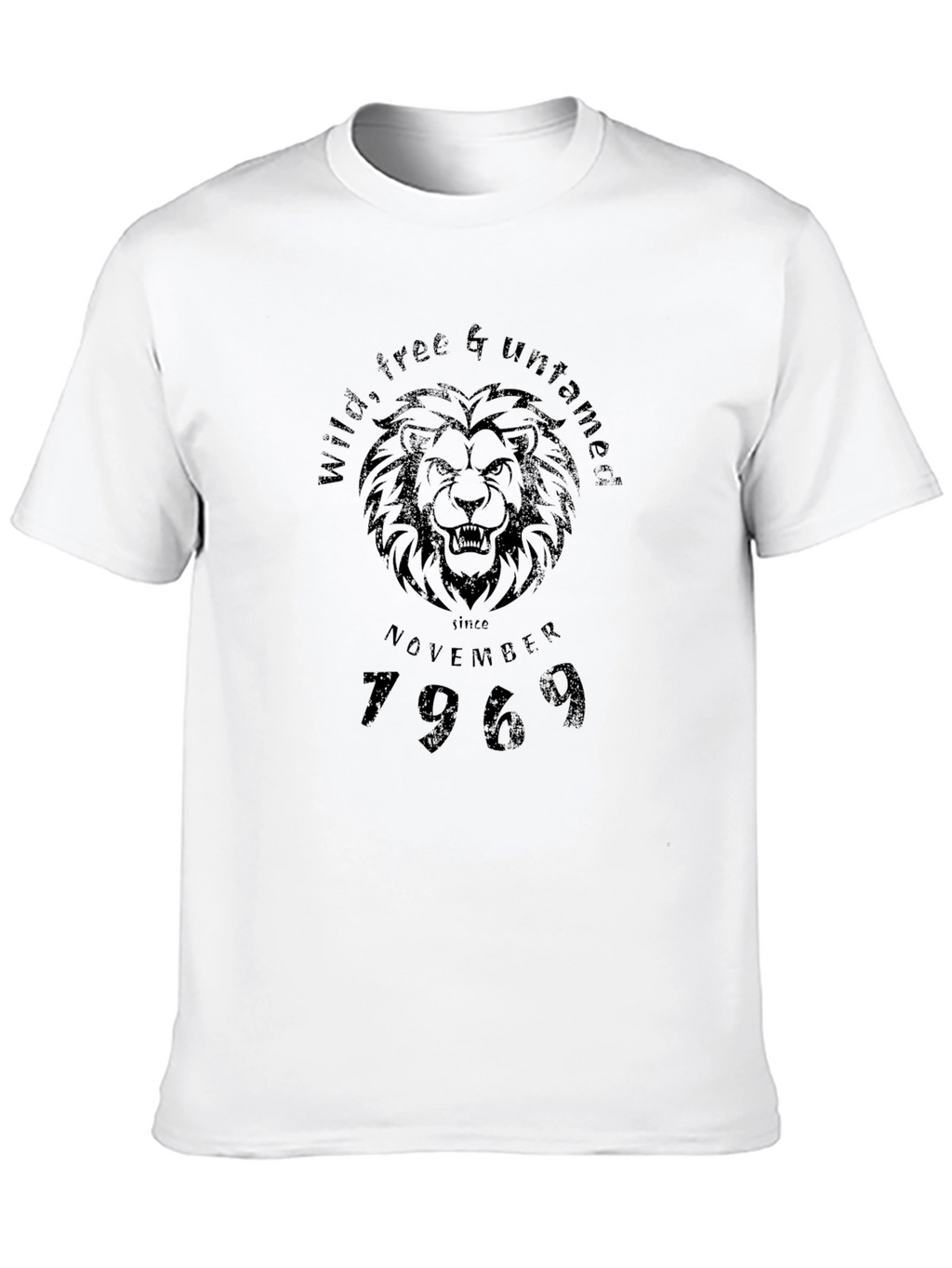 Wild & Untamed Lion Graphic T-Shirt - November 1969