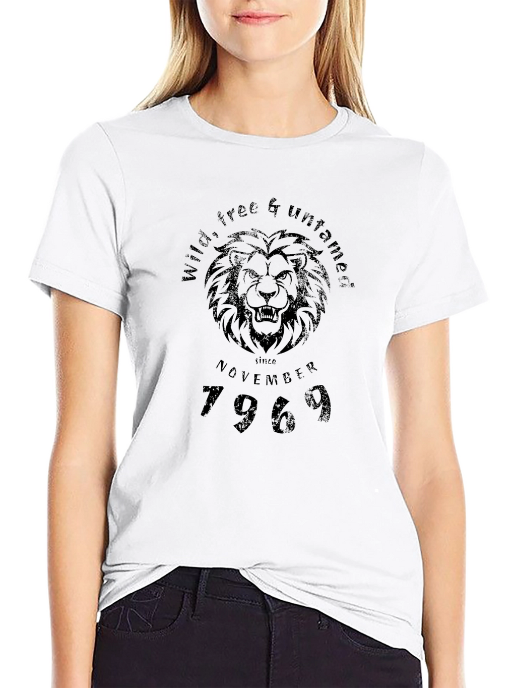 Wild & Untamed Lion Graphic T-Shirt - November 1969