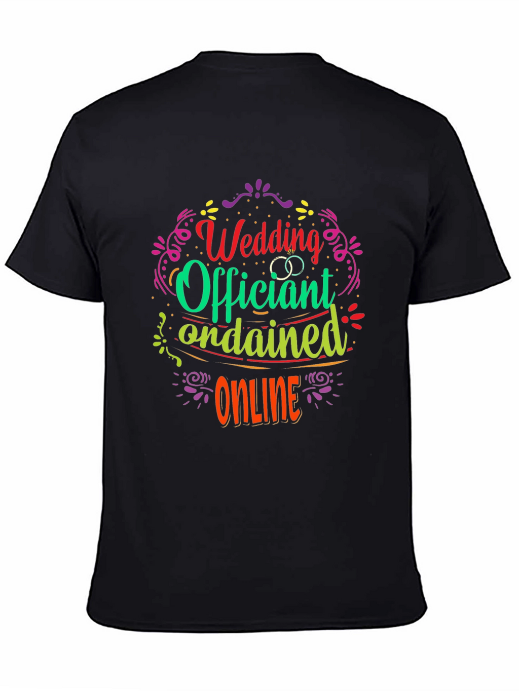 Wedding Officiant Ordained Online T-Shirt