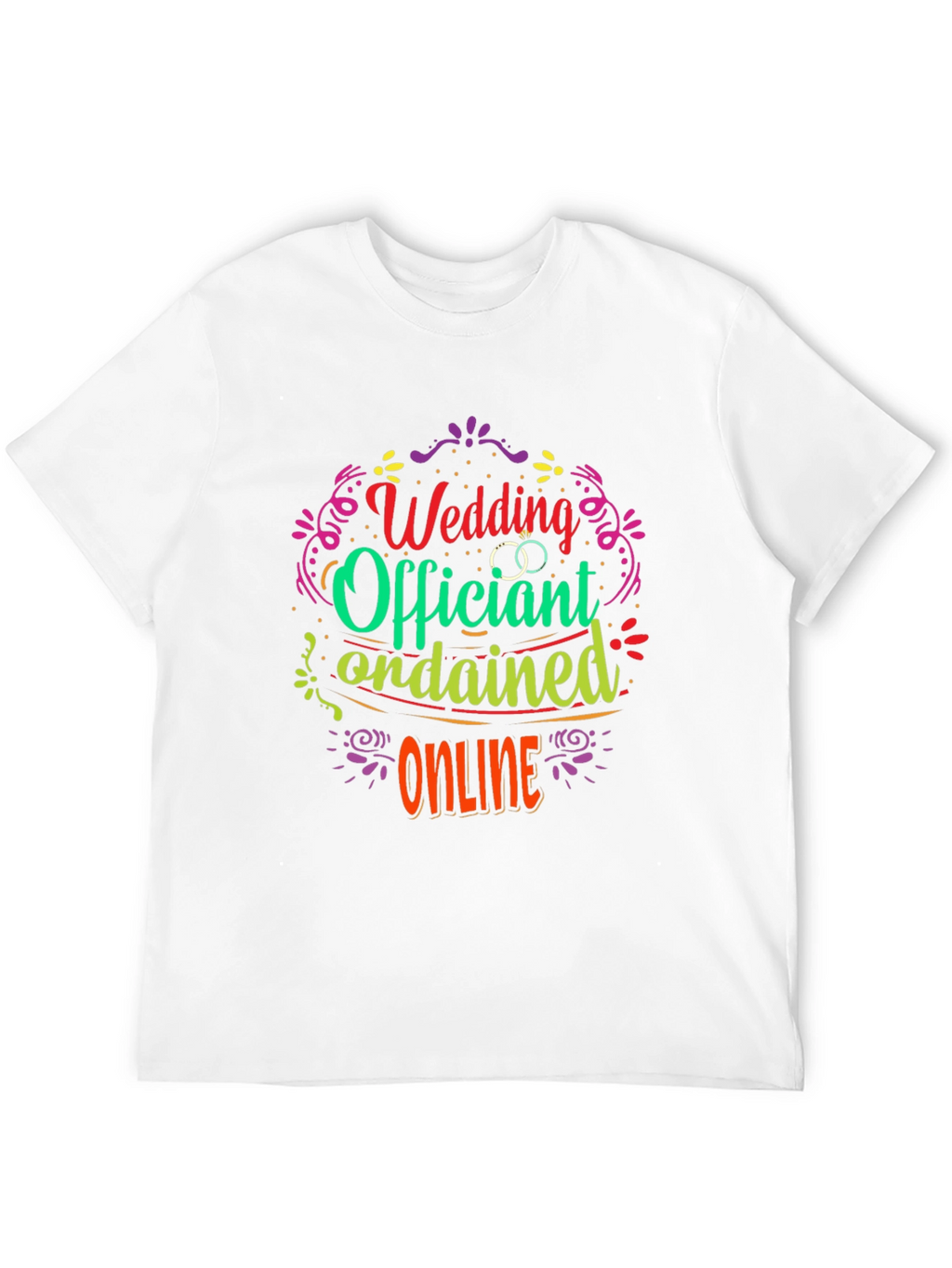 Wedding Officiant Ordained Online T-Shirt