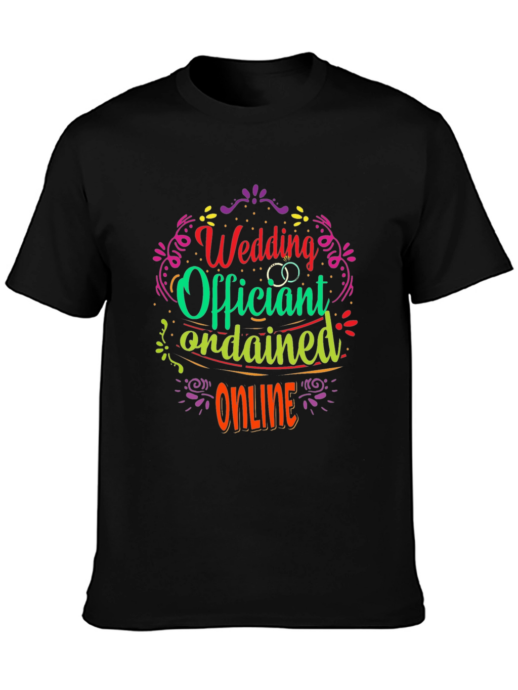 Wedding Officiant Ordained Online T-Shirt