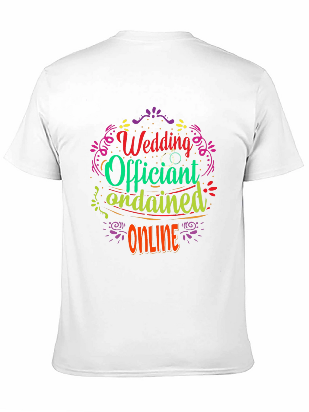 Wedding Officiant Ordained Online T-Shirt