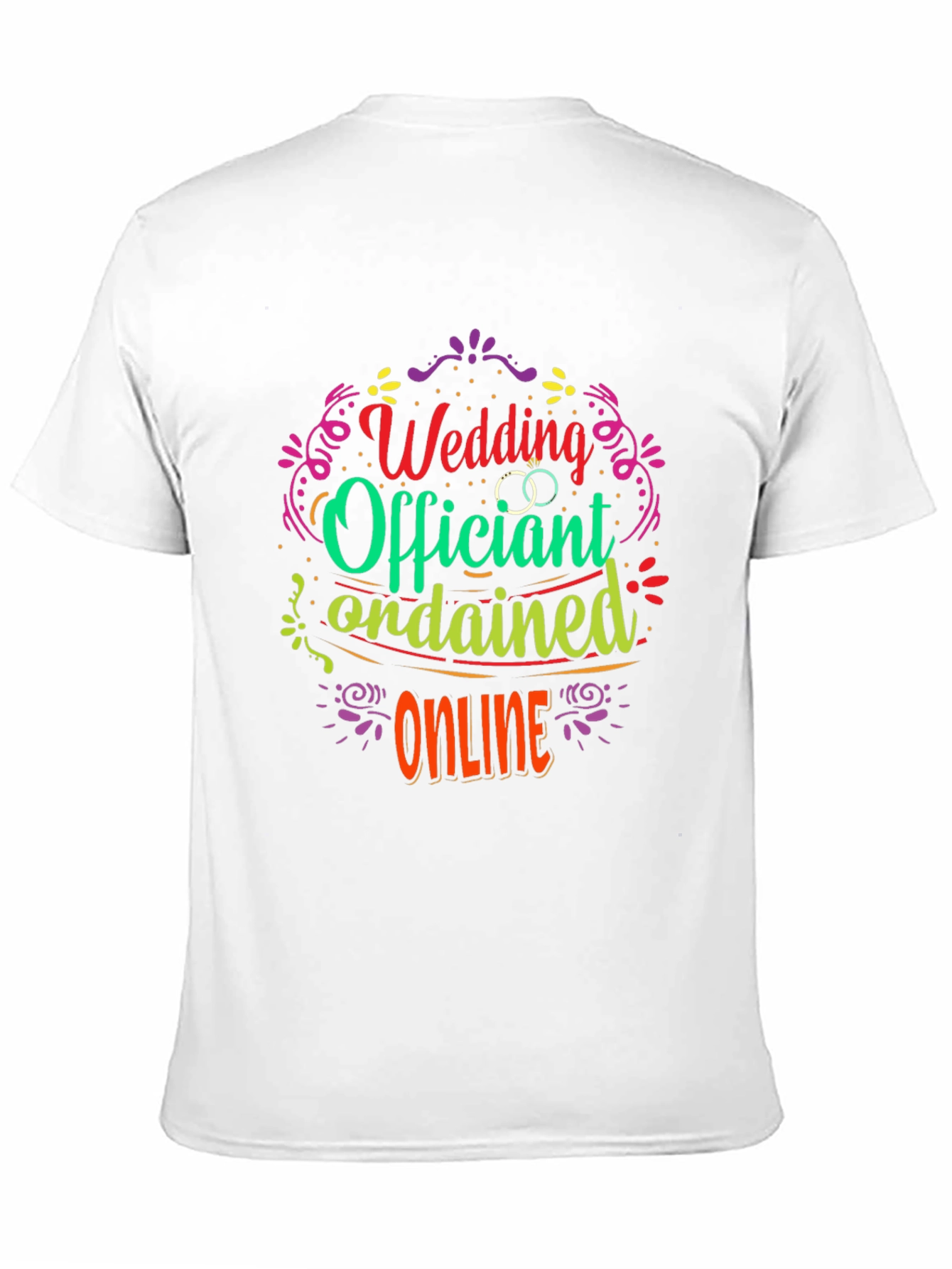 Wedding Officiant Ordained Online T-Shirt
