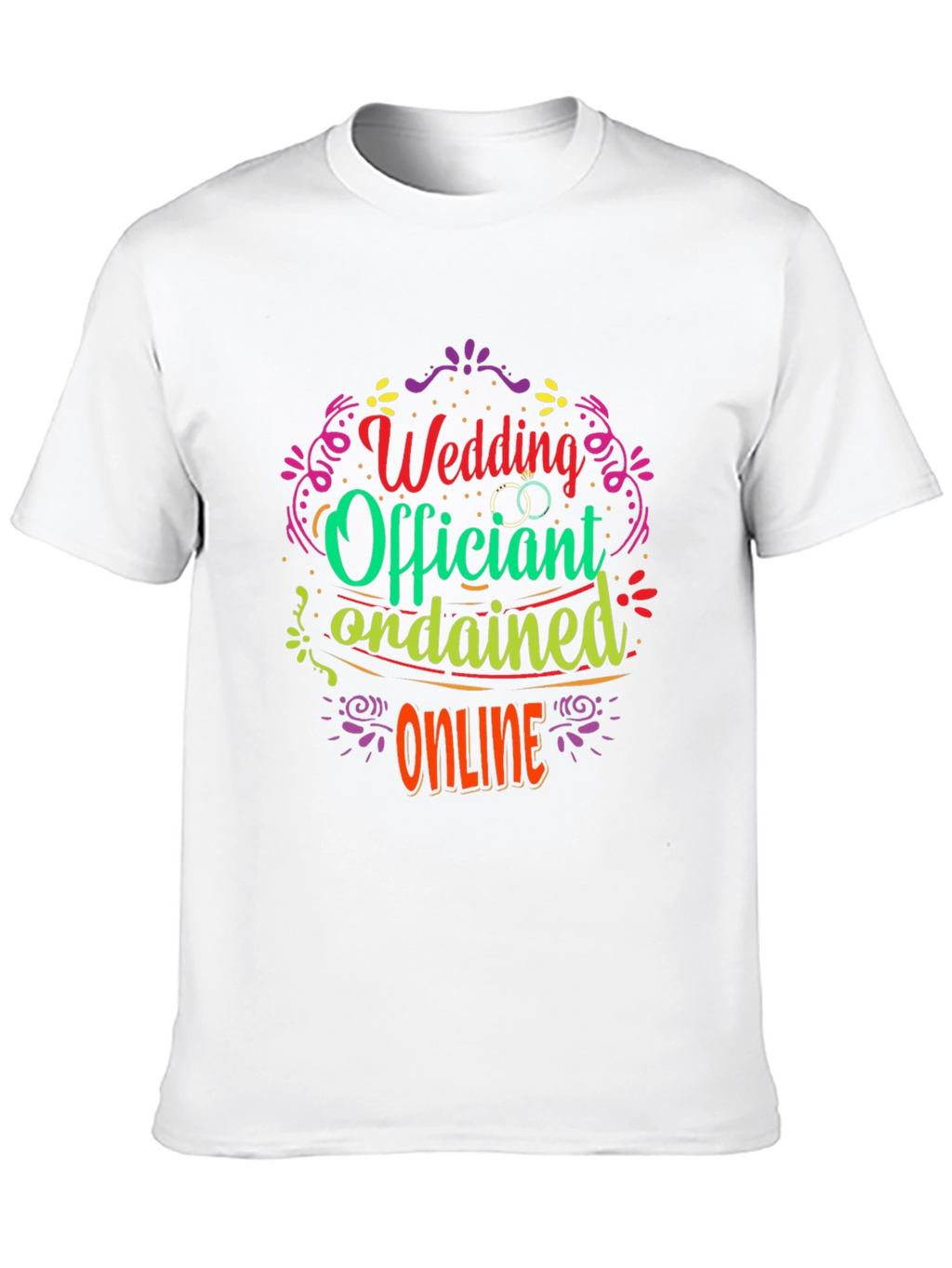 Wedding Officiant Ordained Online T-Shirt